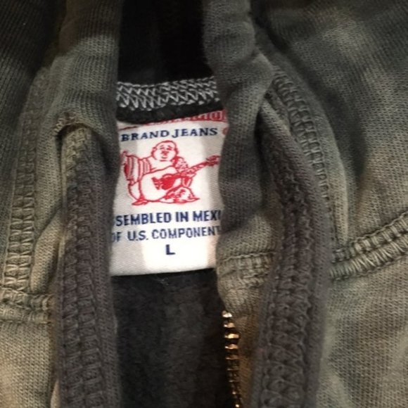 True Religion Classic Hoodie Size Large - Picture 3 of 7